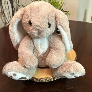 The Bearington Collection Adorable Plush Boomer the Bunny Rabbit Stuffed Animal